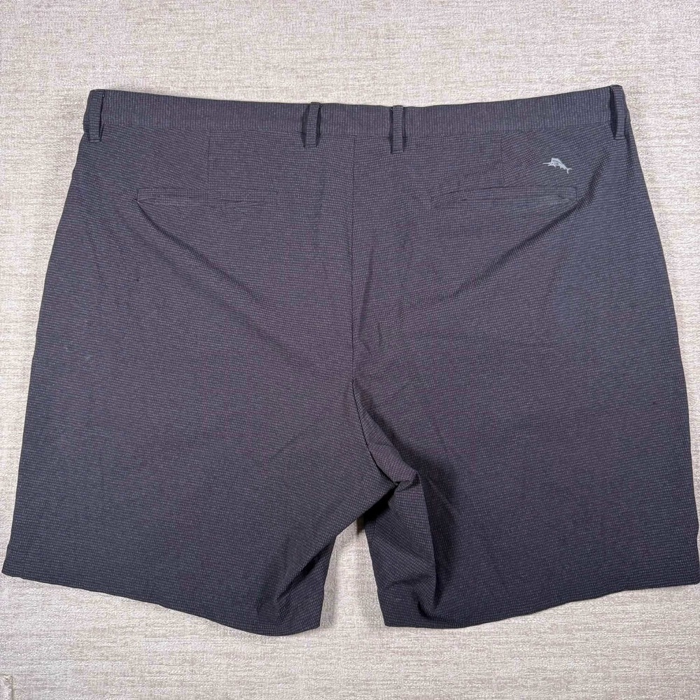 Tommy Bahama Shorts Mens 44/7 Grey Stretch Boracay Textured Flat Front - Picture 9 of 11